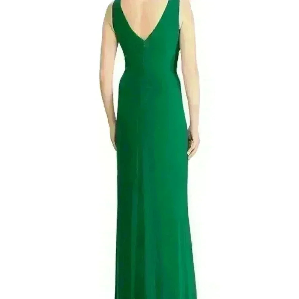 Ralph Lauren Sleeveless Rhinestone Gown Size 0 - Picture 9 of 9